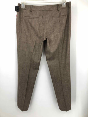 MILLY Brown Gray Print Slacks Size 8  (M) Pants