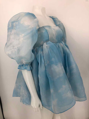 SELKIE Lt Blue Cloud Mini Size SMALL (S) Dress