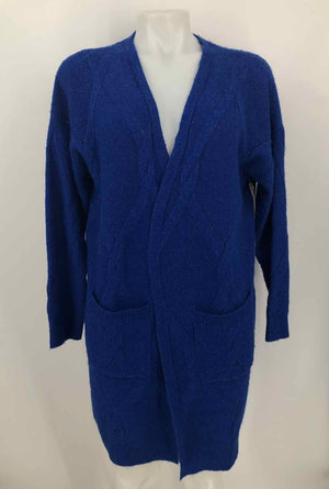 KERISMA Royal Blue Knit Cardigan Size MEDIUM (M) Sweater