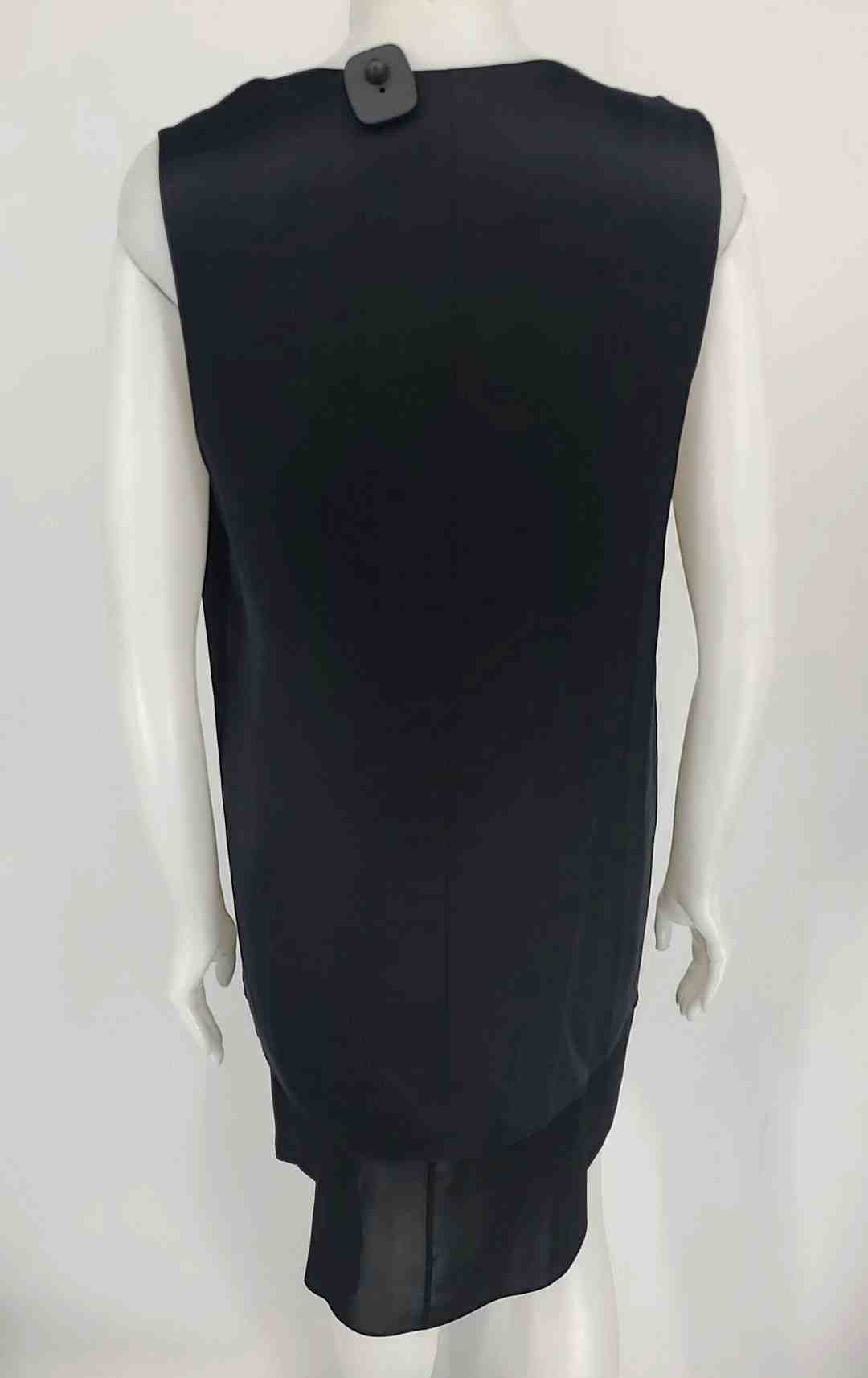 alexander wang black silk dress ALEXANDER WANG Black Silk 2 Layer Size 10 (M) Dress – ReturnStyle
