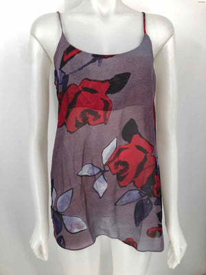 SHOW ME YOUR MUMU Purple Red Multi Floral Tank Size SMALL (S) Top