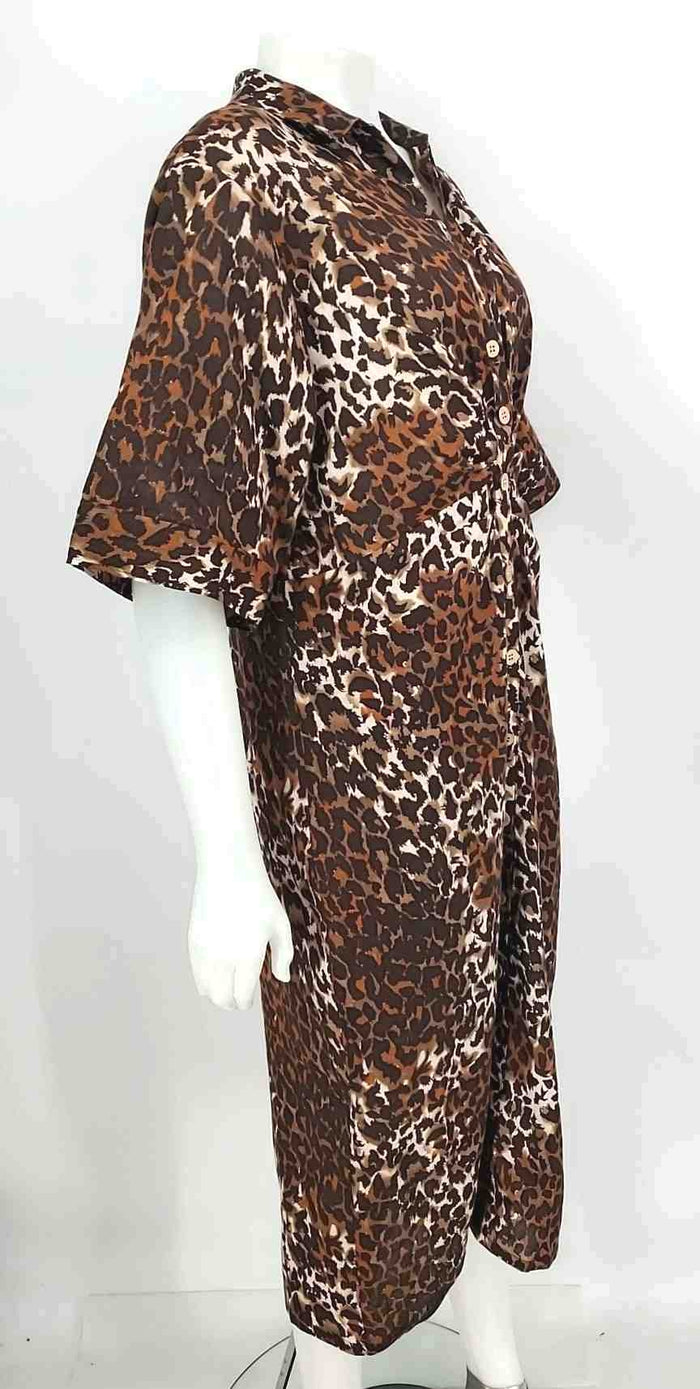 veronica beard brown dress Cream Multi Linen Animal Print Short Sleeves – ReturnStyle Size:us8 VESTIS M friends by choice Sweetheart Neck Black Prom