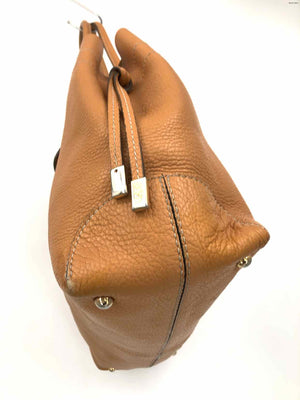 TODS Tan Pebbled Leather Pre Loved Tote 15" 5" 11 in Purse