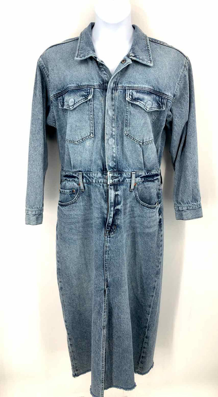 PISTOLA Blue Denim Longsleeve Size X-LARGE Dress