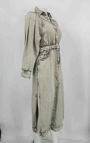 free people long sleeve denim dress Amber Denim Dress