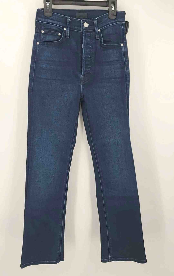 MOTHER Blue Denim High Rise - Straight Size 23 (XS) Jeans