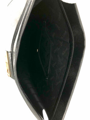 CHLOE Black Gold Leather Vintage - Normal Wear Shoulder Bag 13" 2.5" 11.5" Purse