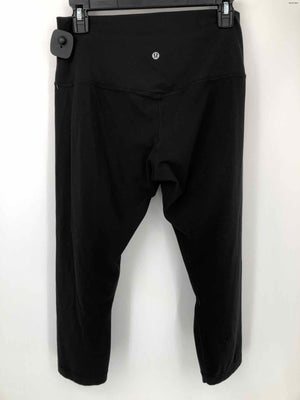 LULULEMON Black Crop Legging Size 10  (M) Activewear Bottoms