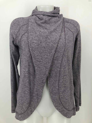 LULULEMON Gray Heather Open Front Size 4  (S) Activewear Jacket