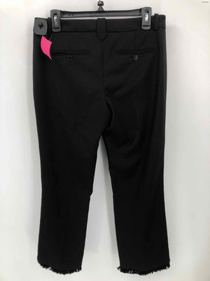 ZADIG & VOLTAIRE Black Frayed trim Slacks Size 6  (S) Pants