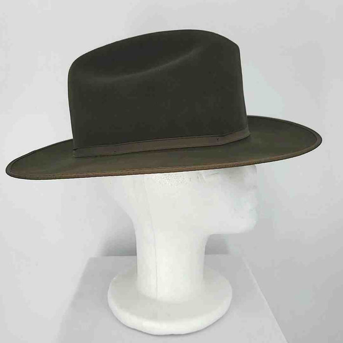 STETSON Dk Green Brown bow Hat