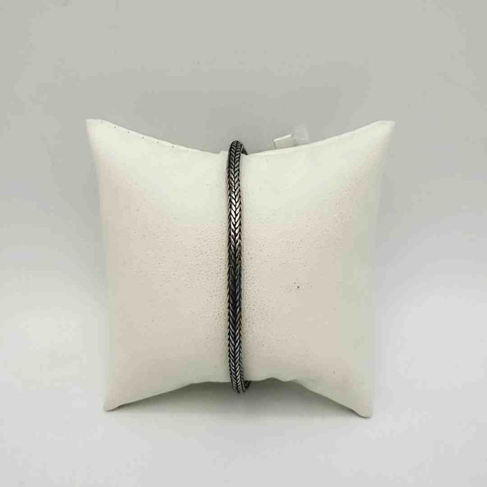 Sterling Silver Woven 7.5" ss Bracelet