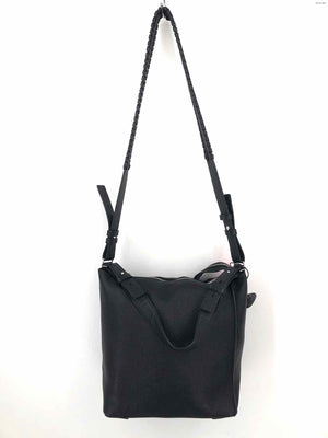 ALL SAINTS Black Leather Shoulder Bag Purse