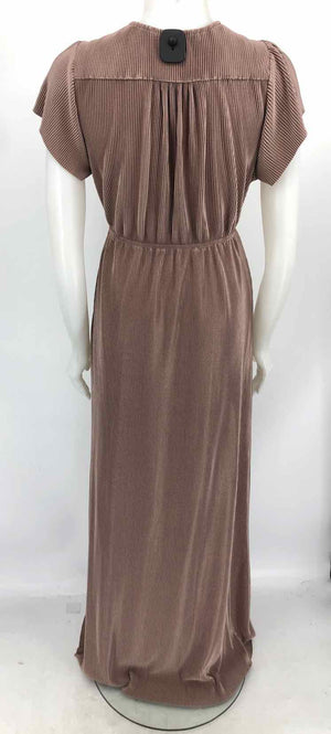 BALTIC BORN Taupe Textured Maxi Length Size MEDIUM (M) Dress