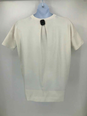 RAG & BONE White Knit Short Sleeves Size M/L   (L) Top