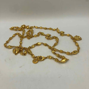ST. JOHN Gold Chain Links Belt