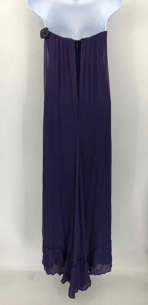 BCBG MAXAZRIA Purple Beaded Maxi Length Size 4  (S) Dress