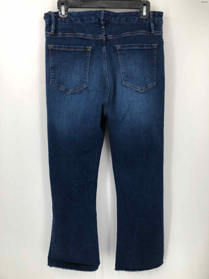 FRAME Blue Denim Straight Leg High-Waisted Size 31   (L) Jeans