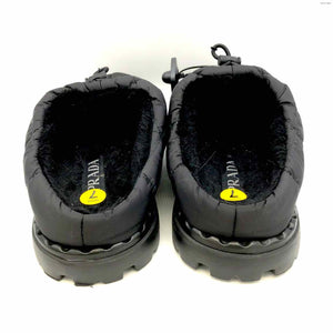 PRADA Black Nylon Puffer Slip on Shoe Size 7 Shoes