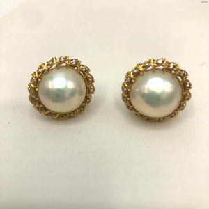 Diamond 14k & Pearl 14k-Earring