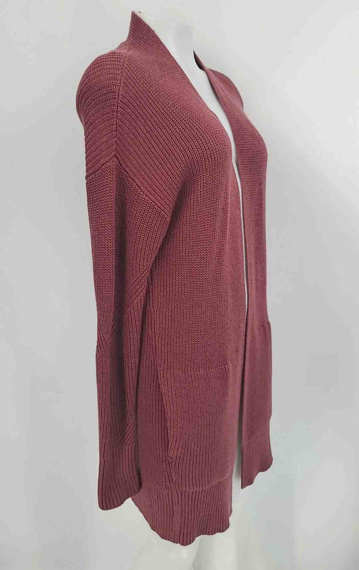 LULULEMON Mauve Knit Longsleeve Wrap Size MEDIUM (M) Activewear Sweater