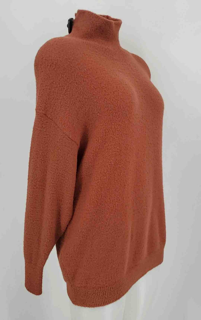 WILFRED FREE Terra Cotta Knit Longsleeve Turtleneck Size X-SMALL Sweater