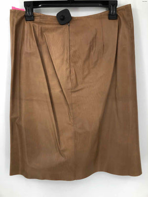 PETER COHEN Tan Leather Size MEDIUM (M) Skirt