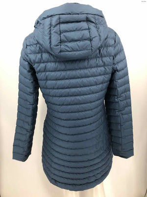 LULULEMON Navy Nylon Quilted Coat Size 10  (M) Activewear Jacket