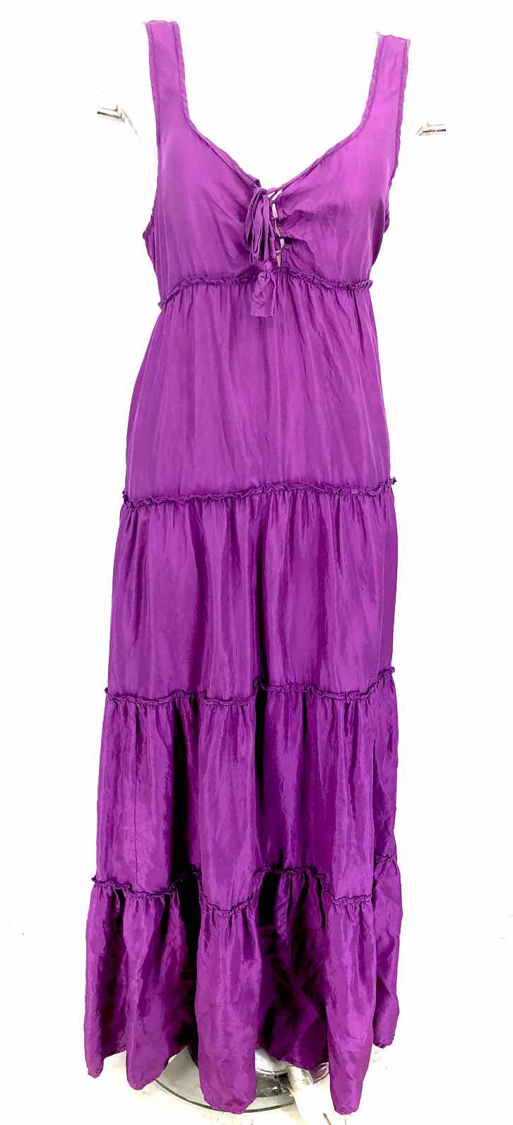 calypso st barth maxi dress ST. Purple Silk Tank Length Size LARGE (L) Dry clean recommended Color:White/Periwinkle Stripe 7897Black Homecoming Dresses Purple And