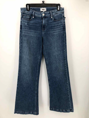 PAIGE Blue Denim Wide Leg Size 28 (S) Jeans