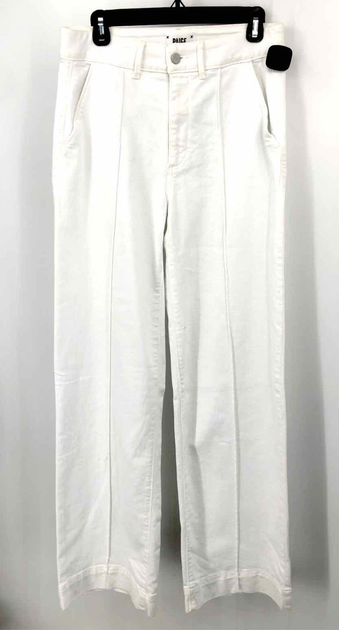 PAIGE White High Rise Wide Leg Size 29 (M) Jeans