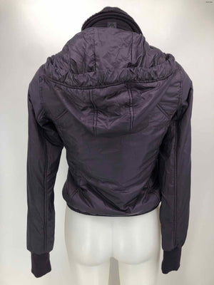 LULULEMON Eggplant Quilted Zip Front Size 2  (XS) Activewear Jacket