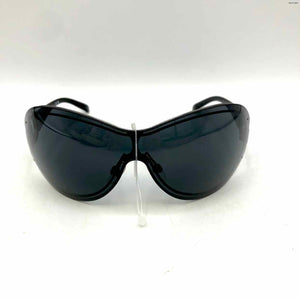 CHANEL Gray Silvertone Sunglasses