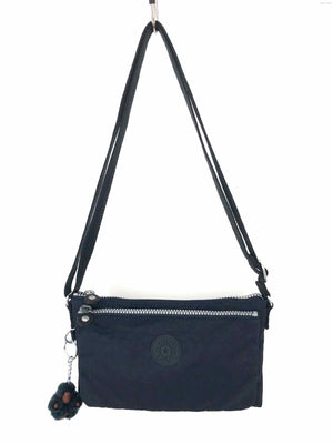 KIPLING Navy Silver Pre Loved Small Crossbody Purse