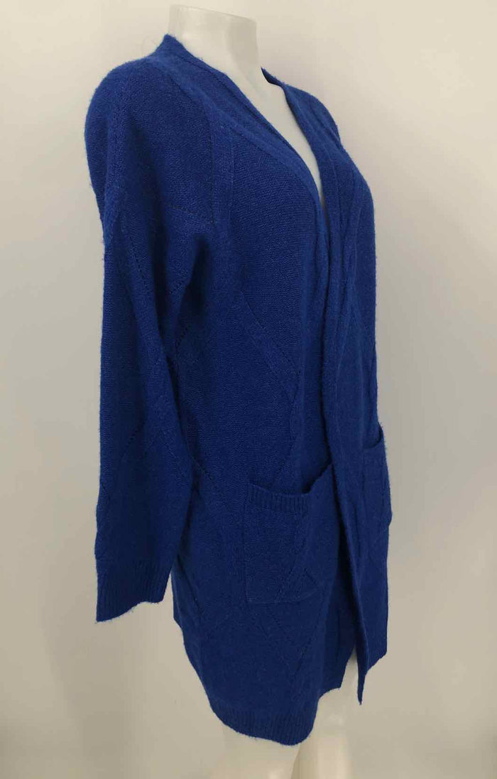 KERISMA Royal Blue Knit Cardigan Size MEDIUM (M) Sweater