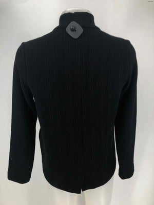 EILEEN FISHER Black Cotton Blend Wrap Longsleeve Women Size XXS  (XS) Jacket