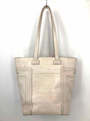 HAMMITT Ivory Leather Pre Loved Tote Purse