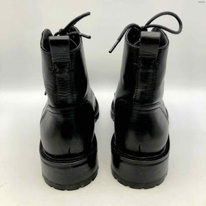 RAG & BONE Black Leather Combat Lace up Boot Shoe Size 41 US: 10 Shoes