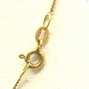 Goldtone Diamond Mini Heart 18k Necklace