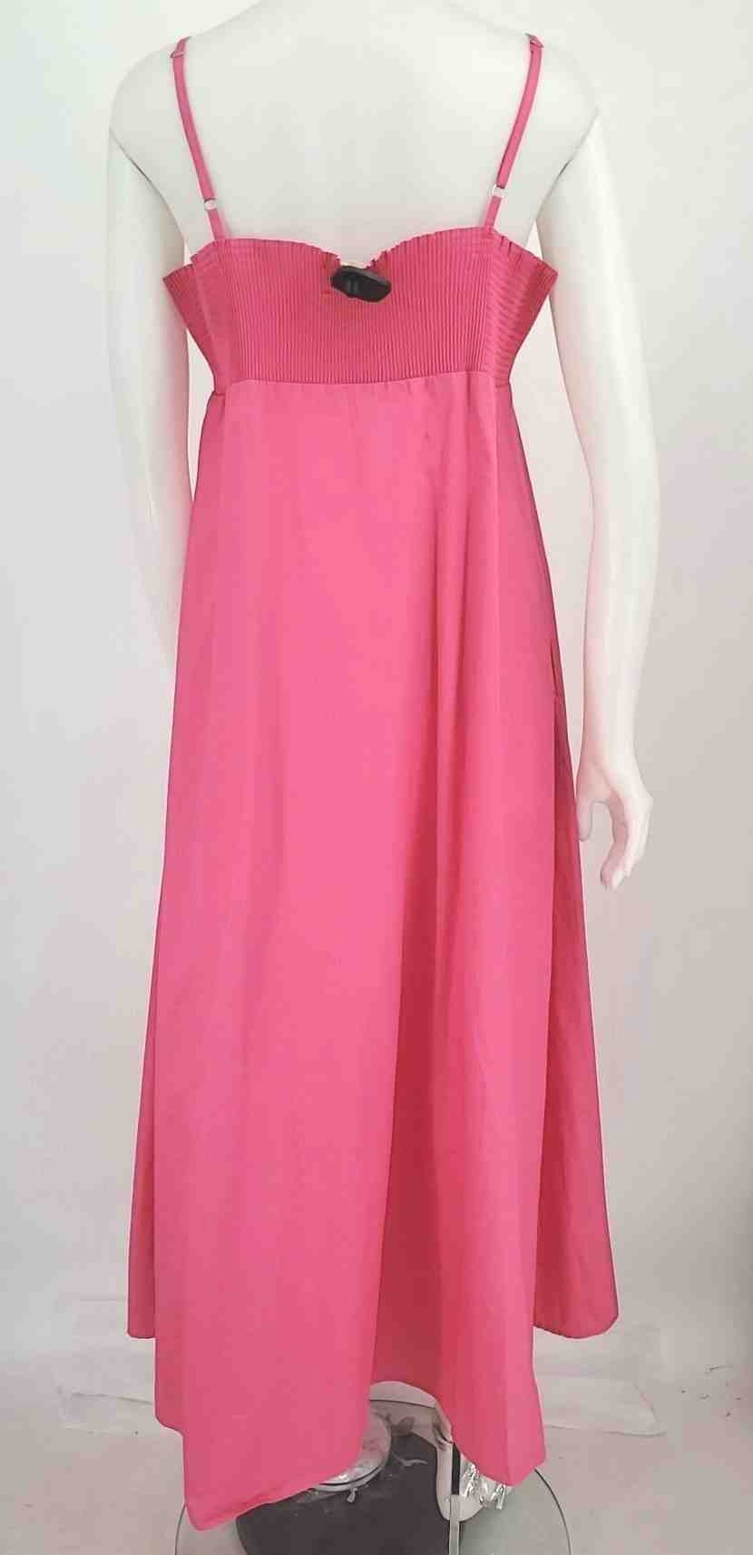 XIRENA Bright Pink Cotton Spaghetti strap Maxi Length Size MEDIUM (M) Dress  – ReturnStyle