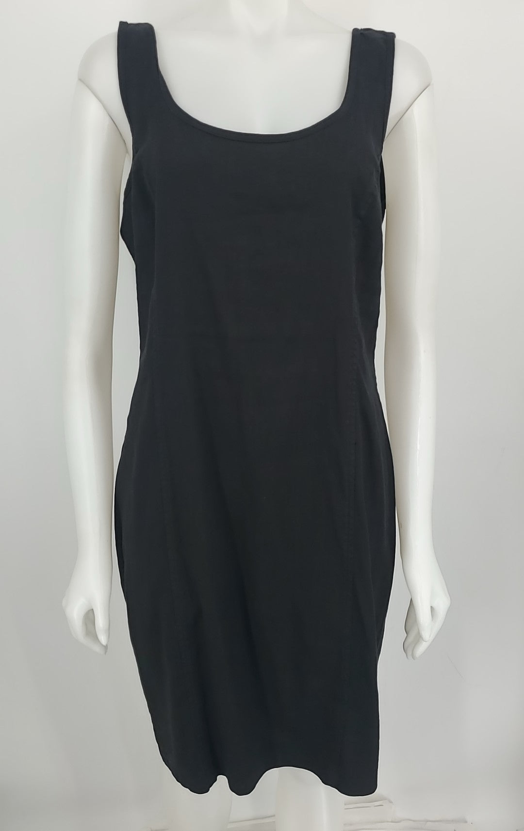 HARIS COTTON Black Linen Blend Sleeveless Size MEDIUM (M) Dress – ReturnStyle