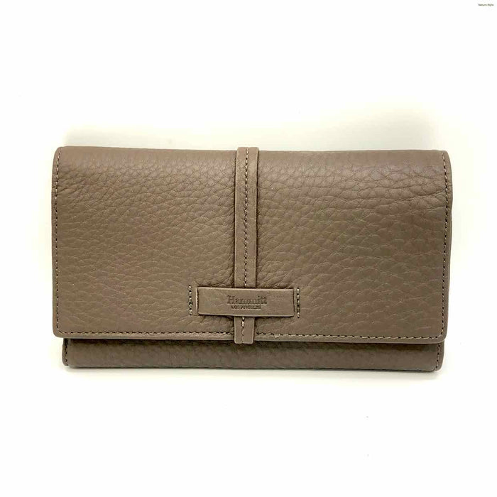 HAMMITT Brown Leather Tri fold Wallet