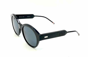 THOM BROWNE Black Pre Loved Round Sunglasses