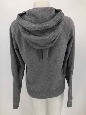 LULULEMON Gray Heathered Hoodie Size 10  (M) Activewear Jacket