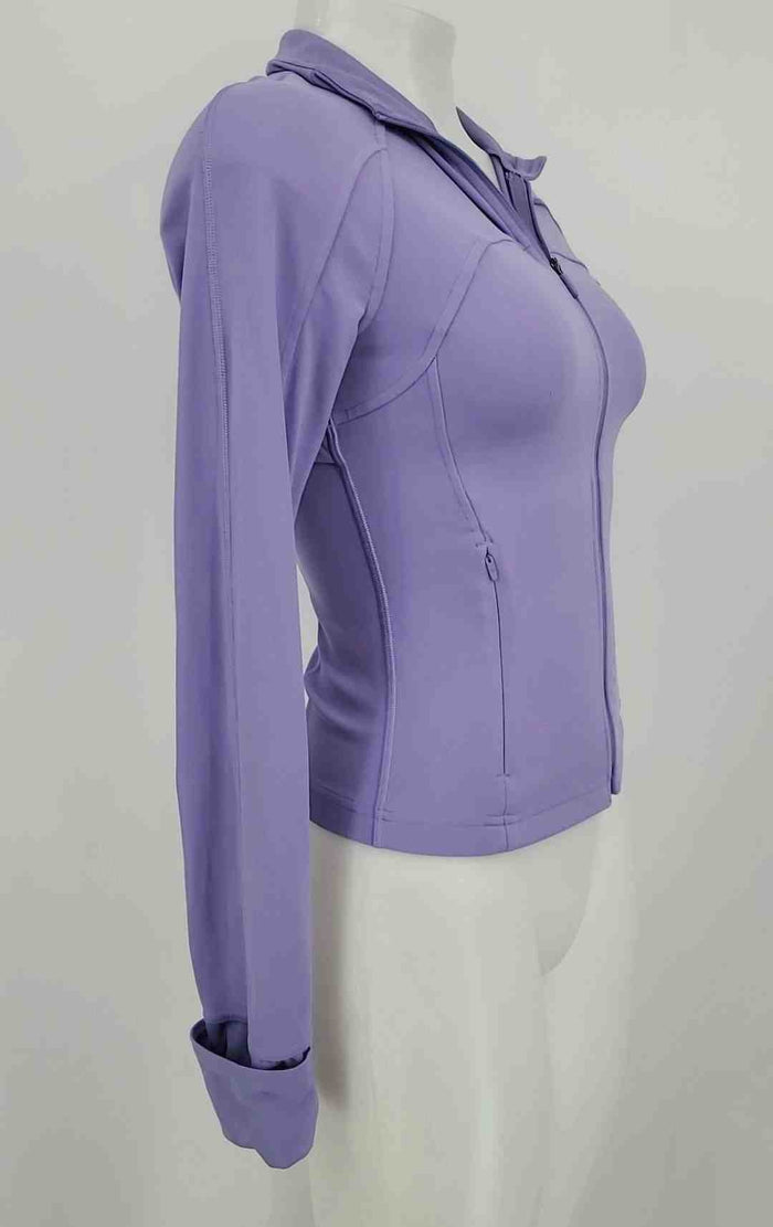 LULULEMON Lavender Zip Up Longsleeve Size 6  (S) Activewear Jacket