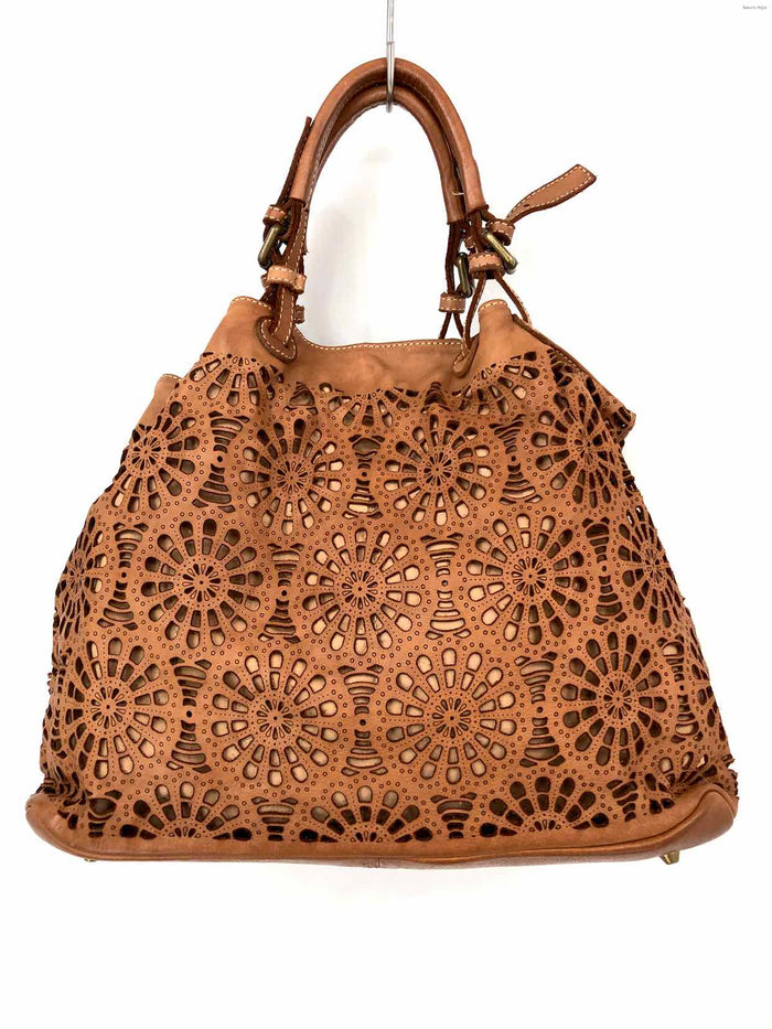 SUNDANCE Brown Floral Hobo Purse