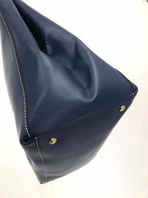MY CHOICE Navy Leather Tote Purse