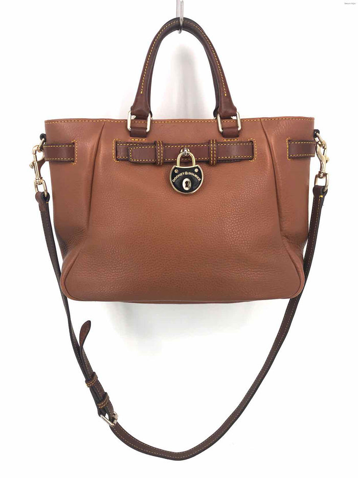 DOONEY & BOURKE Tan Leather Pre Loved Satchel Purse