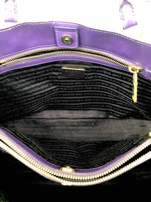 PRADA Purple Leather Pre Loved AS IS Purse