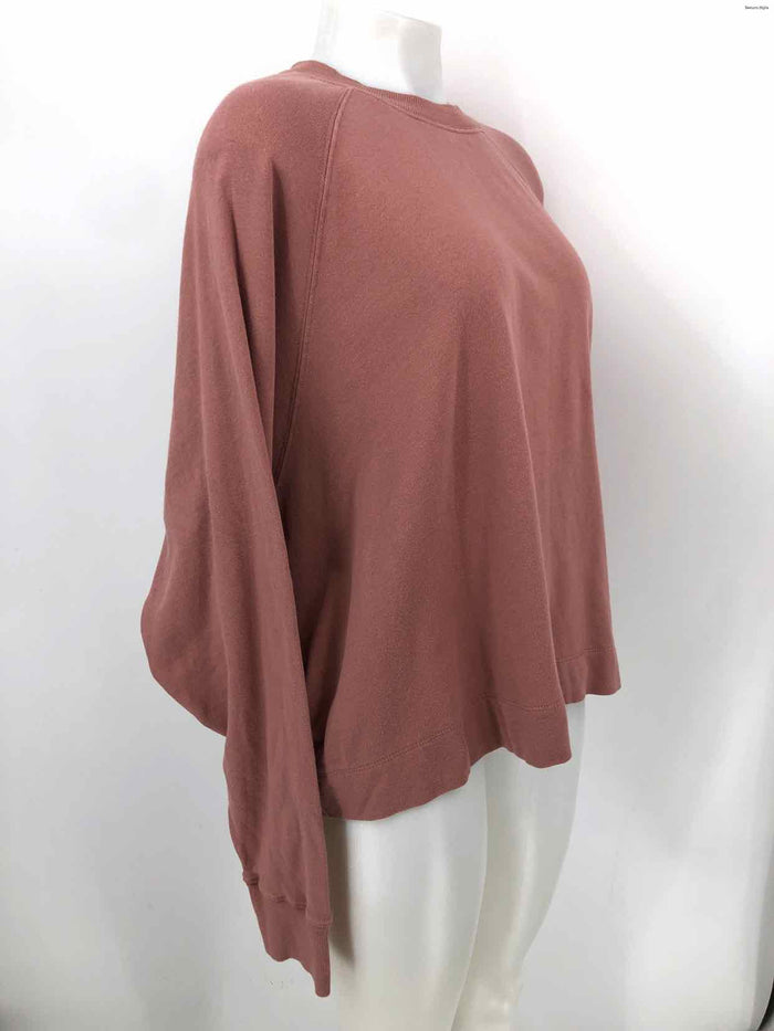 VUORI Dusty Pink Sweatshirt Size SMALL (S) Activewear Top